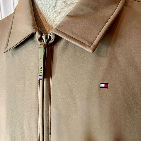 NWOT Men's Tommy Hilfiger The Flex Water Resistant Bomber Style Jacket Sz LARGE - Picture 3 of 4